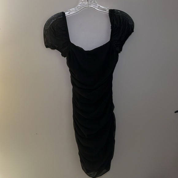 Princess Polly Charvi Mini Dress Black Size 4 - Picture 5 of 8